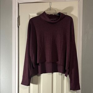 2/$9, 4/$15 American Eagle purple cowl neck sweater AEO